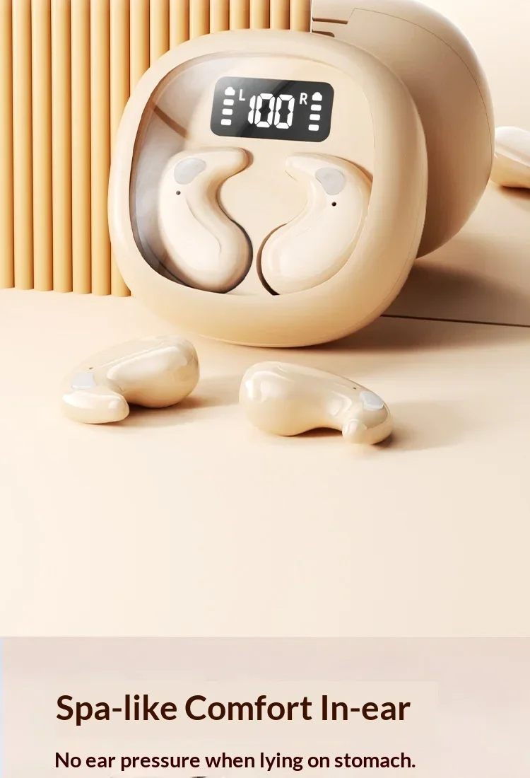 Wireless Bluetooth Earbuds In-ear Headphones With Digital Display_voghion.com