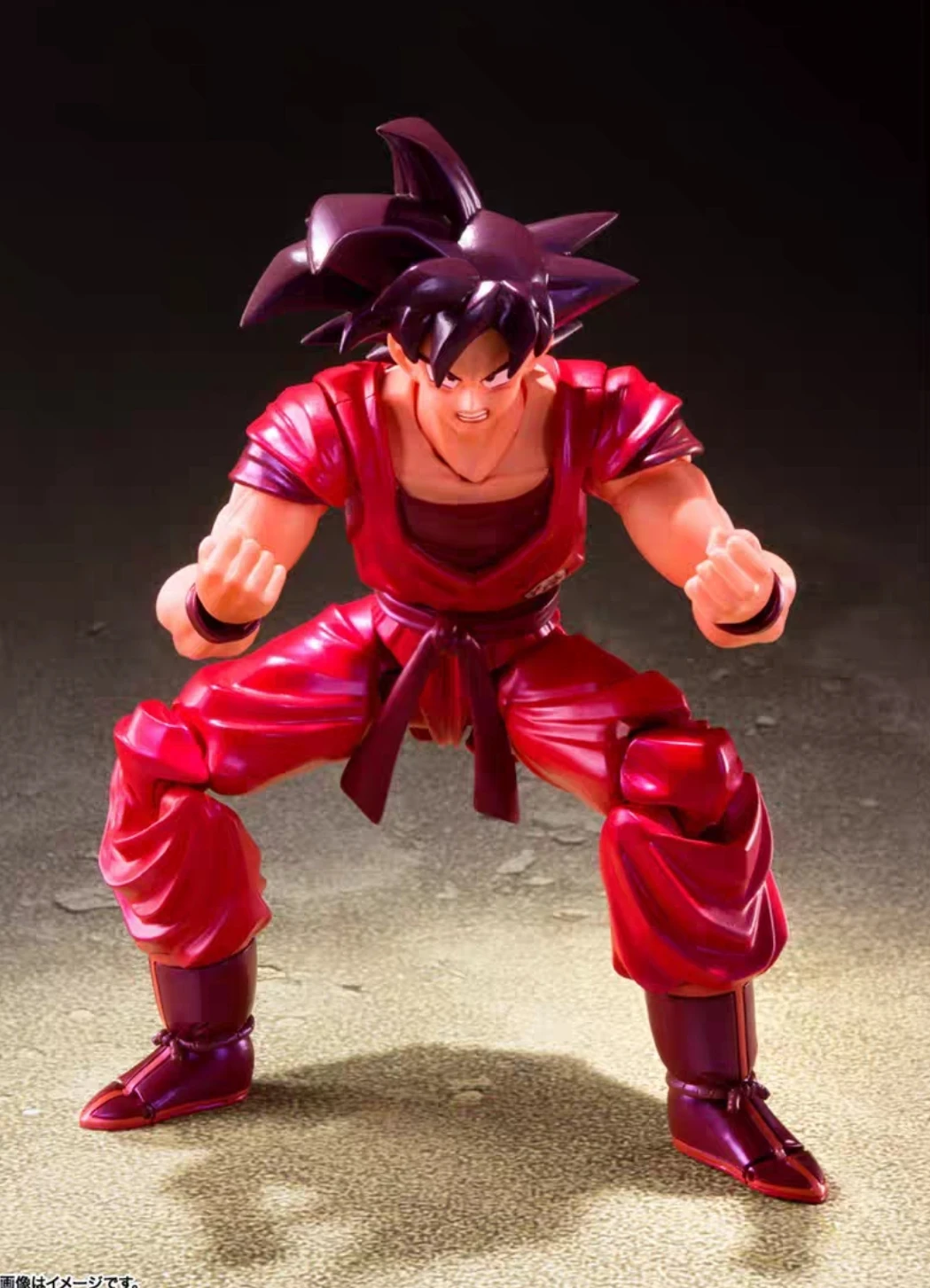 Bandai Shf Anime Dragon Ball Z Joint Movable Kaiouken Son Goku Red Explosion Gas Effect Collection Model Motion Figure Toys