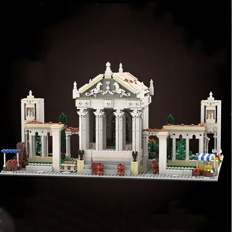 2690pcs MOC Ancient Roman Forum Alt Build Modulared Model Christmas Gifts Building Blocks DIY Idea Education Brick Toy Kids