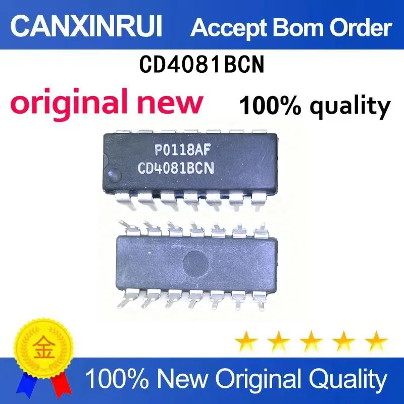 (5-100 Pieces) New stock CD4081BCN DIP14