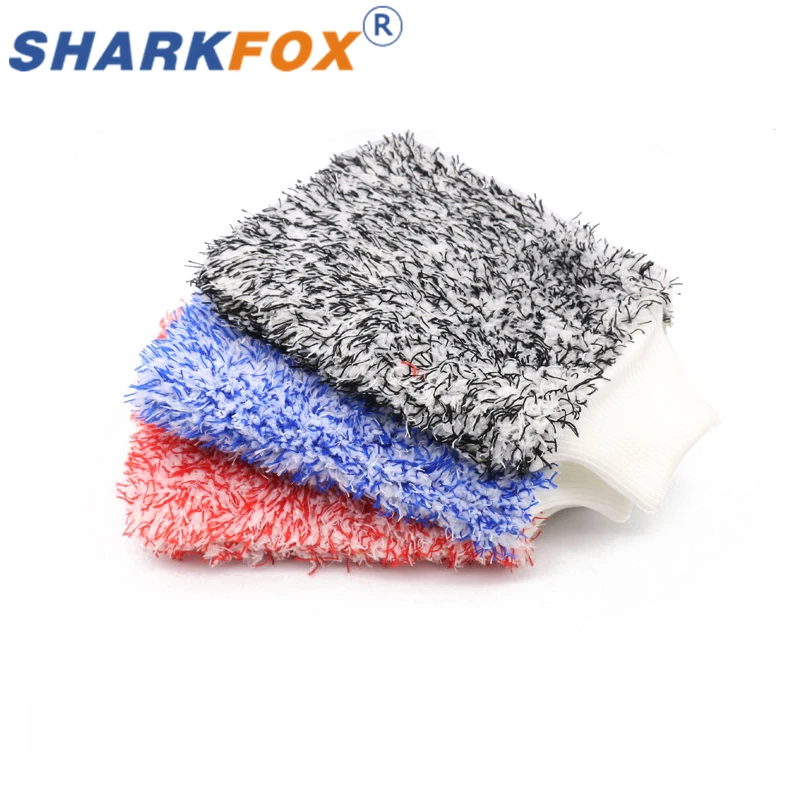 Car Cleaning Gloves Soft Microfiber Wash High Density Scratch Free Gloves Car Wash Car Accessories accesorios para vehículos