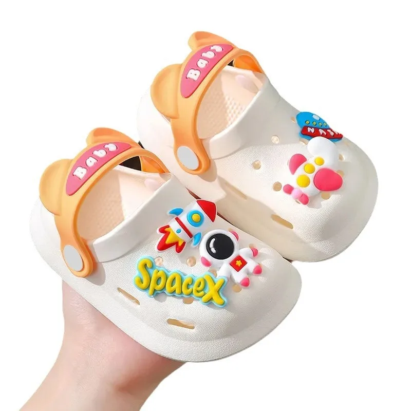 2024 Kid Slippers Summer Sandals for Boy Slippers Kids Cartoon Beach Shoe Toddler Shoes Kids Shoe for Girl Pantuflas Sandalias