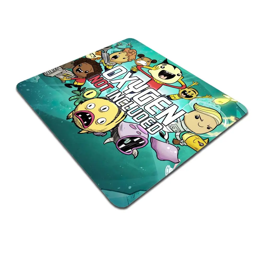 HYBXAXC Oxygen Not Included Mousepad Small Computer Office Game Table Mat XS Rubber Anti-slip Gaming Keyboard Pad Anime Desk Mat
