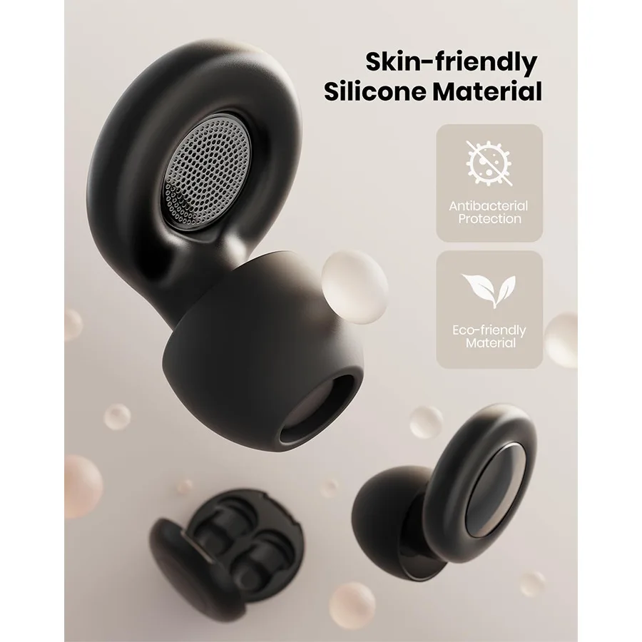 Bouchons d'oreille en Silicone pour dormir, Protection auditive, antibruit, bouchons d'oreille réutilisables pour le sommeil, la mise au point, les Concerts, le travail et l'étude