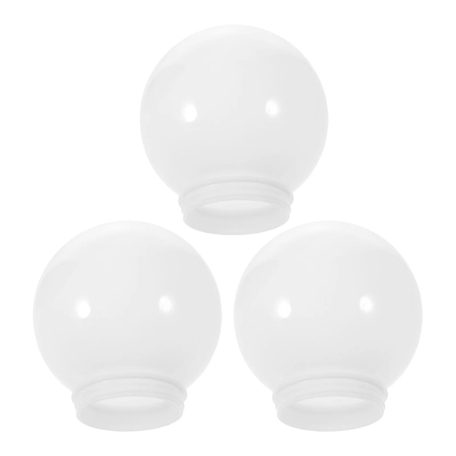 

3pcs Globe Lamp Shade Acrylic Ball Light Cover For Ceiling Wall Chandelier Outdoor Garden Porch Street Lamp Modern Replacement