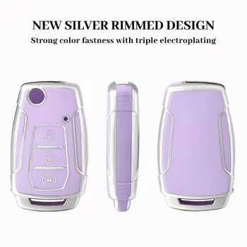 適用於雙龍 Kyron 2 Sanka Actyon Korando Tivoli 2020 韓國 Musso 汽車鑰匙包配件的 TPU 汽車翻蓋鑰匙殼 8 最佳銷售 雙龍Musso配件 - №8