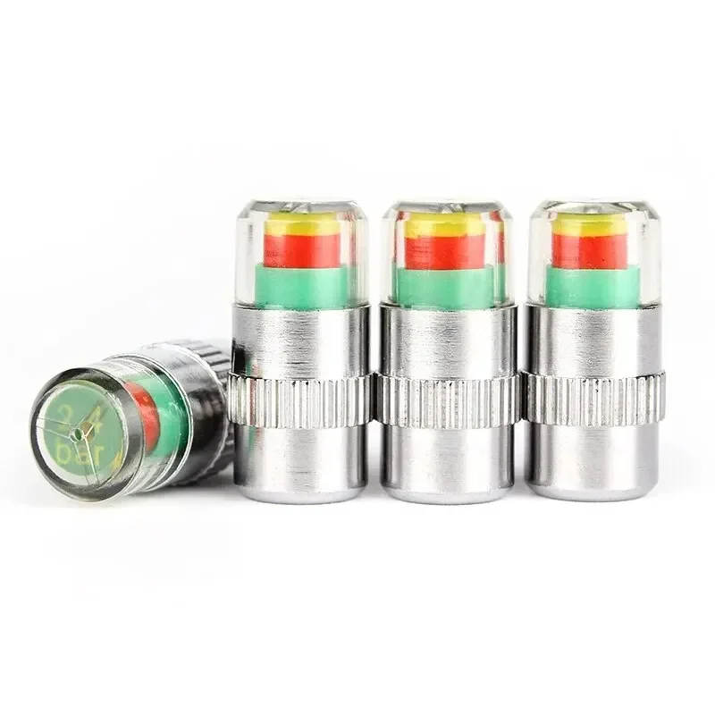 4pcs/lot 3 Color Alert 2.4bar 36PSI Car Tyre Tire Pressure Monitor Valve Stem Cap Sensor Indicator New Car Accessories