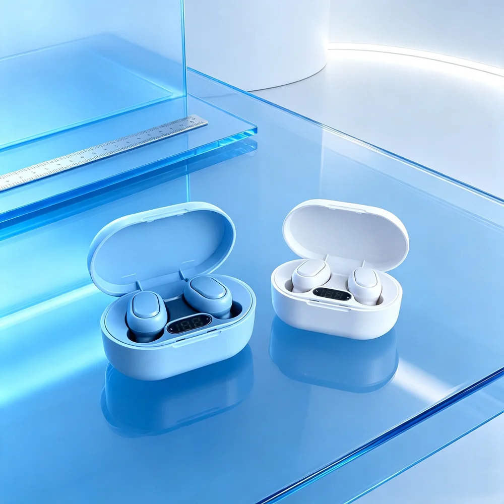 TWS Fone Bluetooth Headphones Wireless Earbuds Adjustable Bluetooth Headsets Accommodate Various Head Sizes with A Custom Fit
