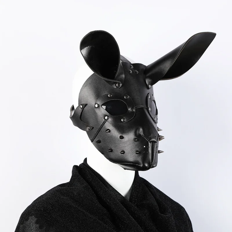 Halloween Cyberpunk Masks Full Face Bunny Mask Masquerade Bunny Girl Mascara Cosplay Masque Cool Steampunk Mascara Horror Mask