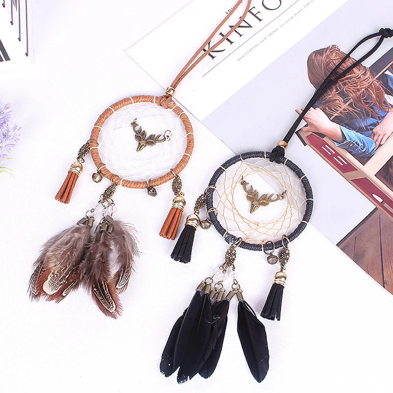 Dreamcatcher Pendant Car Pendant Dreamcatcher Bed Front Pendant Car Decoration Crafts Wall Hanging Mural