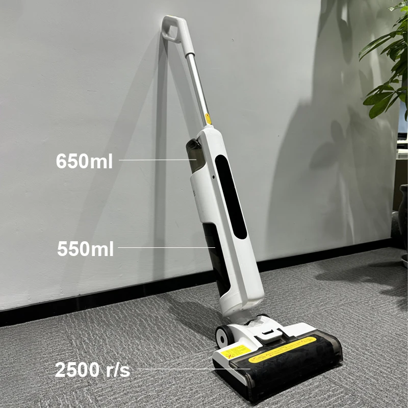 Aspiradora De Piso Led Display Automatic Cleaning Electric Cordless Mop Wet Dry Vacuum Cleaner With Self-Clean Mop