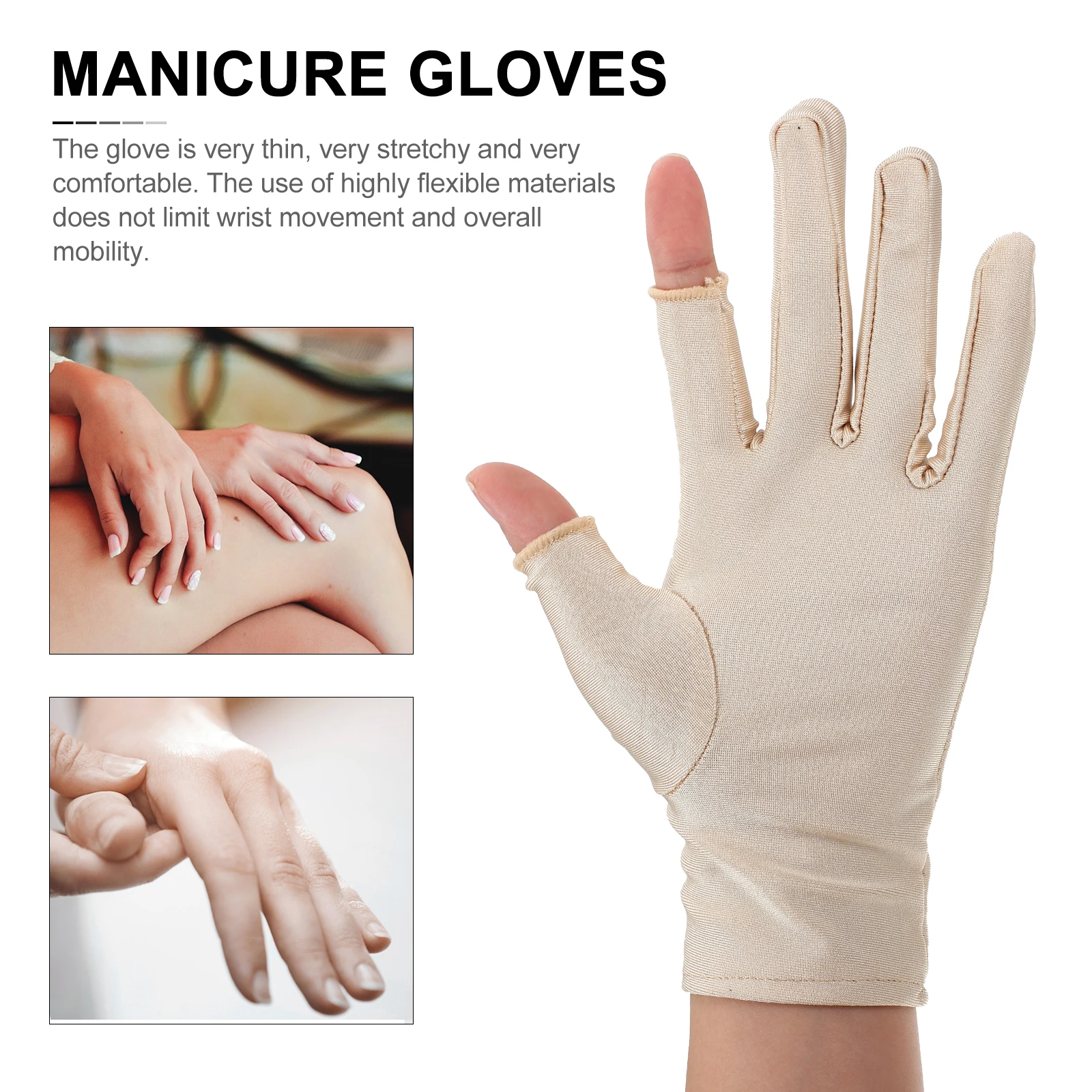 

Sunscreen Hand Cloth Cover Ladies Motorcycle Gloves Cloth Driving Women Uv Protection High Grade Material Practical Design Color