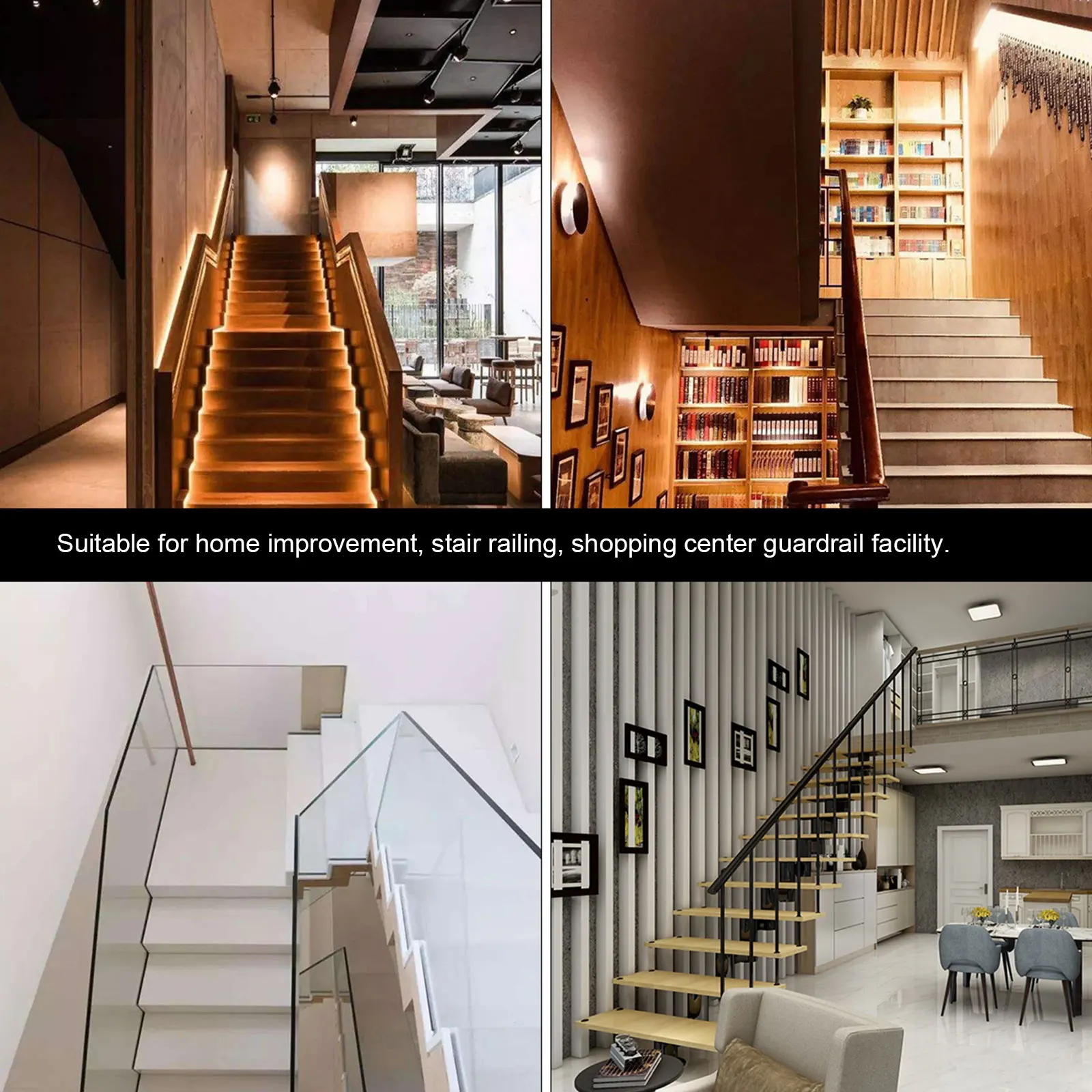 

2pcs Wall Mounted Stair Handrail Bracket Iron Banister Rail Support Holder Durable Metal Bracket For Wood Glass Steel Wall Heavy