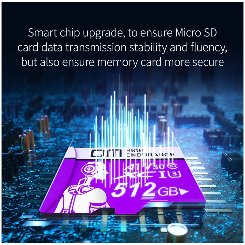 Карта памяти DM Ultra, 16 ГБ, 32 ГБ, 64 ГБ, 128 ГБ, 256 ГБ, 512 ГБ, TF-карта для мобильных телефонов, планшетов, роботов, устройств мониторинга, камеры