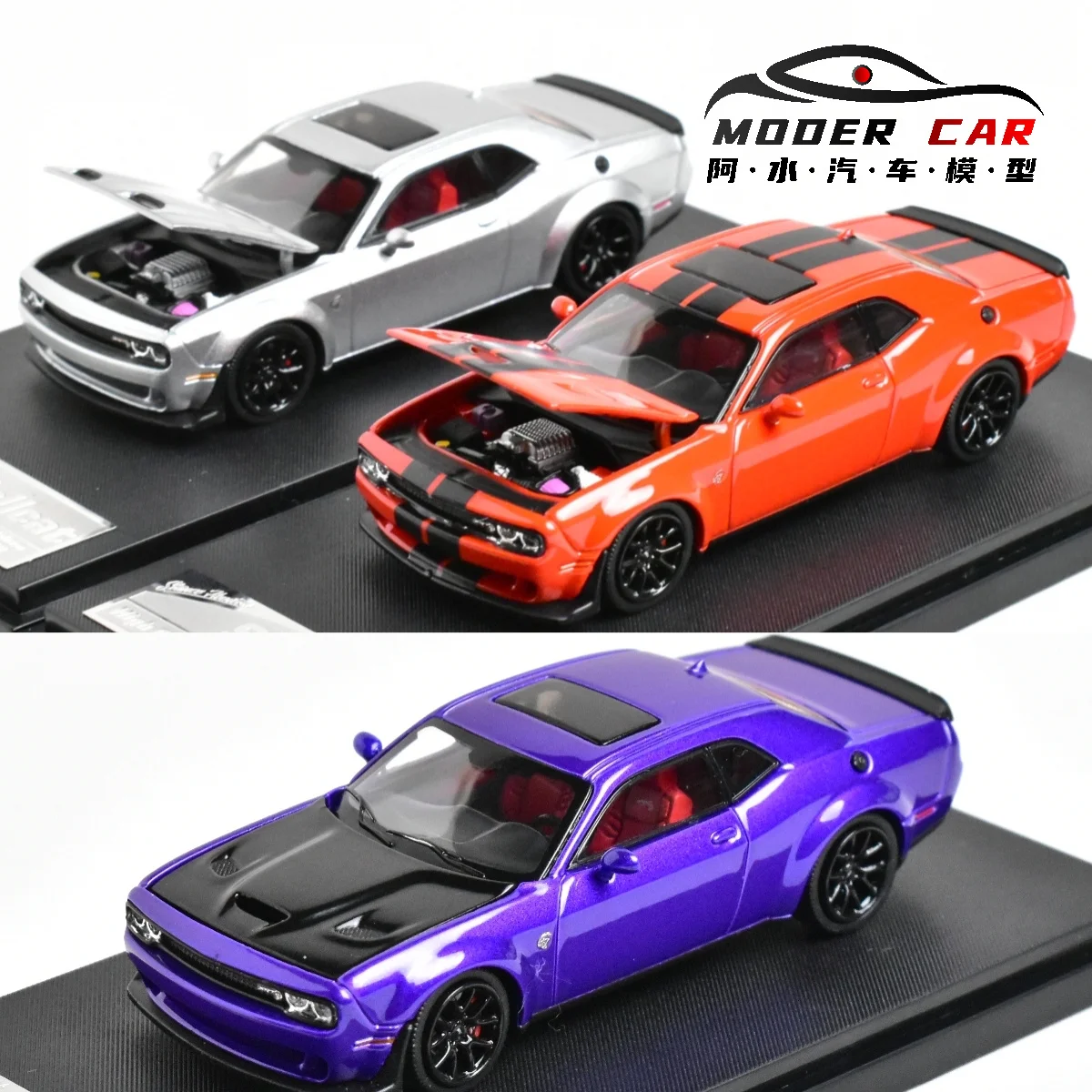 SH 1:64 SRT Hellcat Diecast Model Car