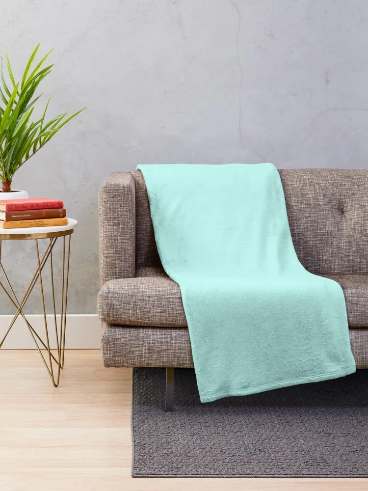 Eggshell Teal Throw Blanket Decorative Beds Luxury Brand Blankets