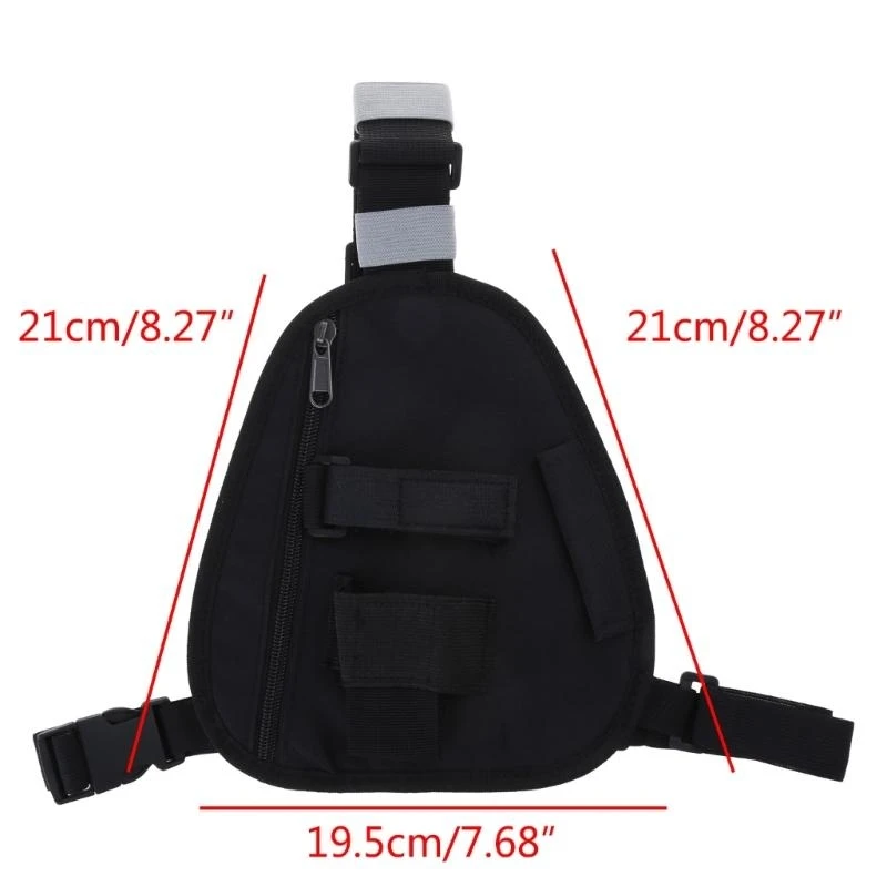 62ka Walkie-Talkie Harness สำหรับ UV5R UV82 สองทางวิทยุสากลไหล่หน้าอกแพ็ค