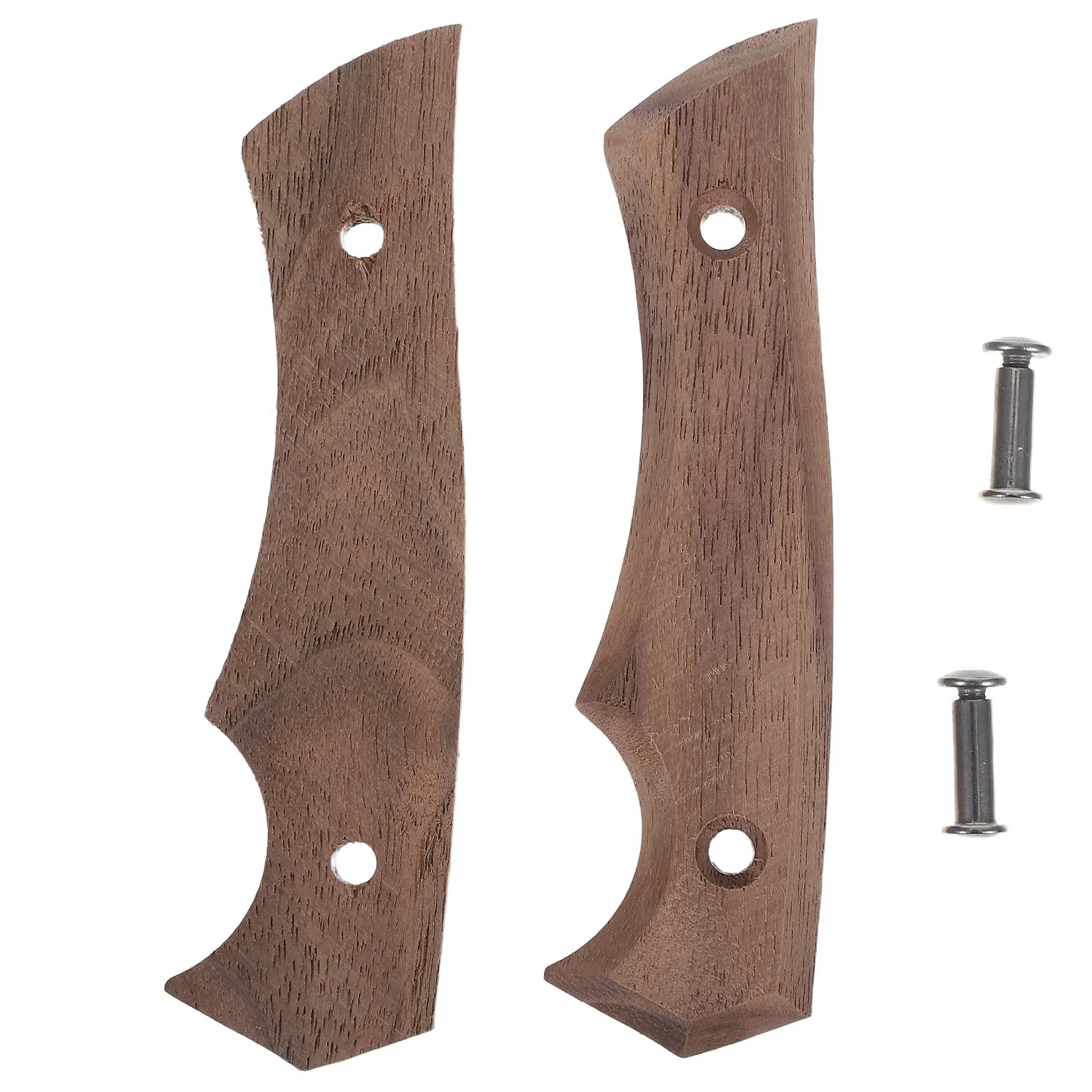 Beech Wood Knife Handle Replacement Solid Wood Anti Slip Grip Comfortable Kitchen Knife Handle Accessory for Knives Spatulas