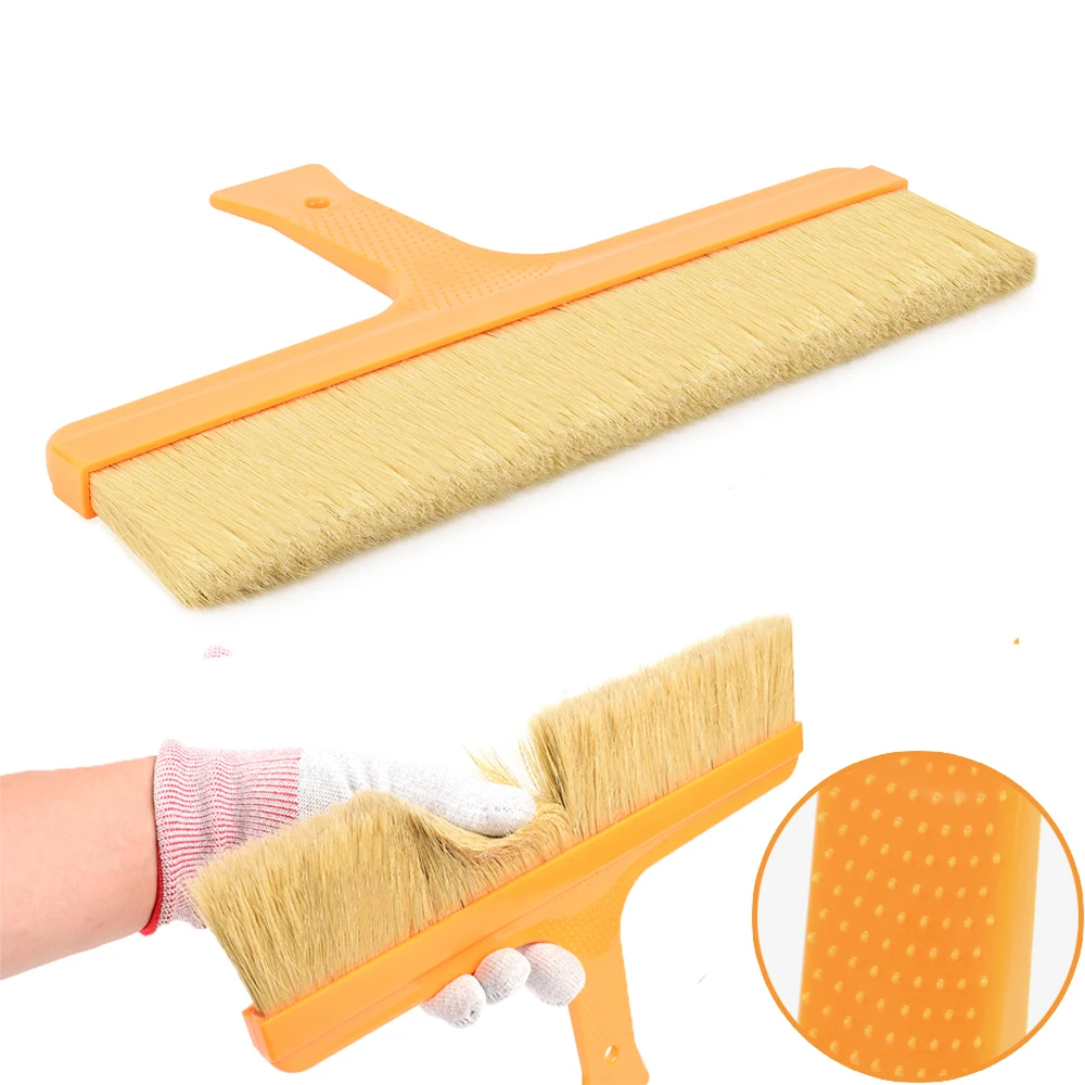 

EHDIS Premium Bristle Brush No Shedding Smoothing Brush for Painting Staining Detailing Wallpaper Film Application 12 Inch Wide