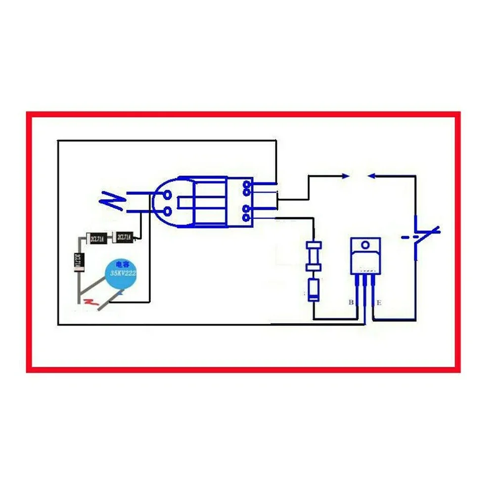 1 Type Step-up Transformer Booster Coil Production Kit 120 Ohm Resistor 15VKE 27*16*21mm N20 PCB Board 4.2cm*3.2cm*0.16cm UF4007