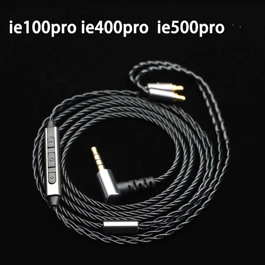 New Upgrade cable For IE100pro IE400Pro IE500Pro Monocrystalline Copper and microphone