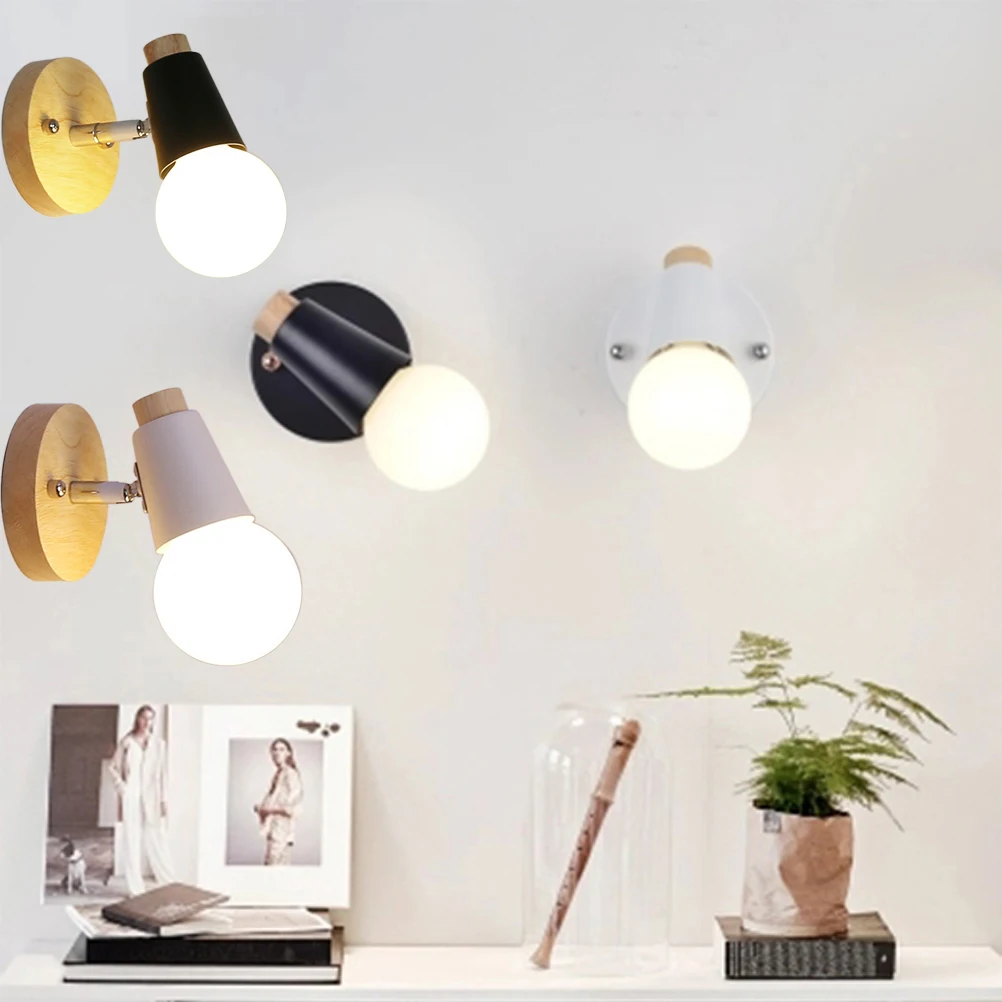 

Wall Lamp Modern Living Room Bedroom Decor Cordless Lights Wall Sconce Fixture Loft Lighting Bright Space Saving