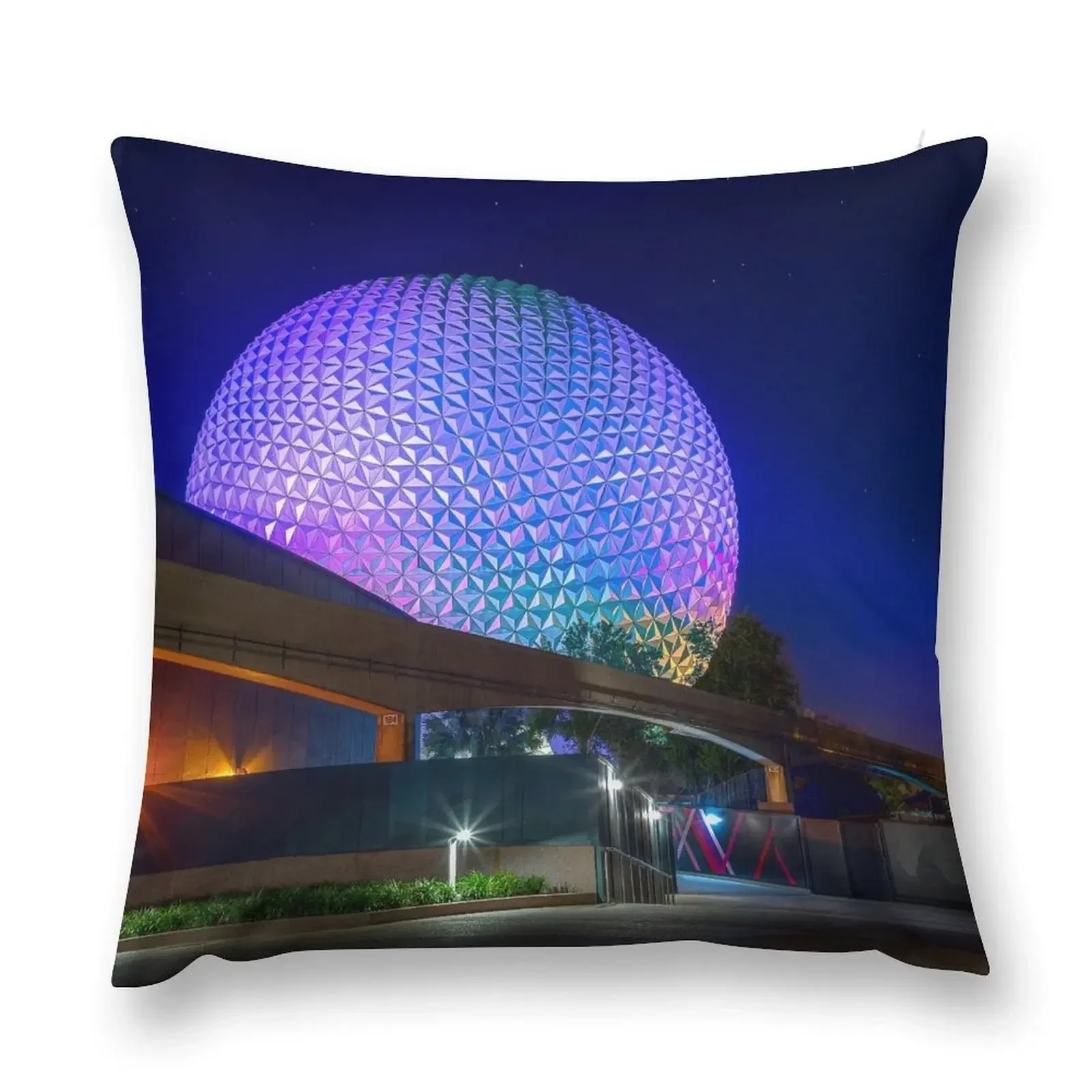 

Epcot & Spaceship Earth Throw Pillow Pillow Covers Decorative Couch Cushions Luxury Sofa Cushions pillow