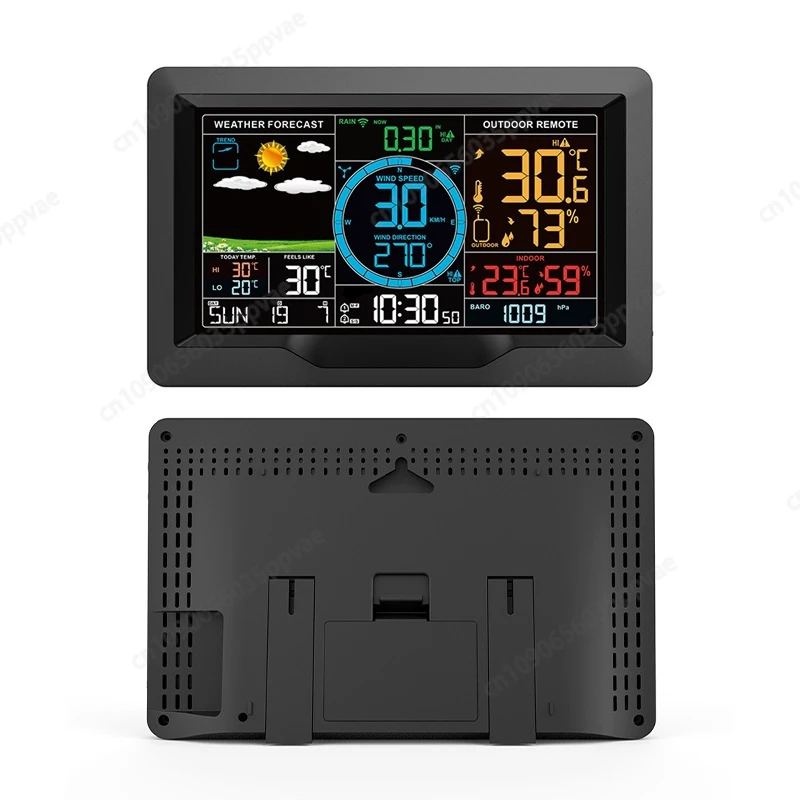 USB インターフェース 5V1.2A 天気 風速 降雨量 風向検出 天気予報 温度 湿度 天気時計