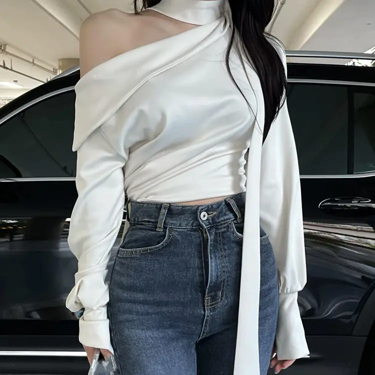 البلوزات لاعبا البلوفرات امرأة تريكو الديكور القوس التفاصيل نادي ليلة حفلة حفل متعدد الألوان المؤنث موضة إلى الأمام الخريف #5