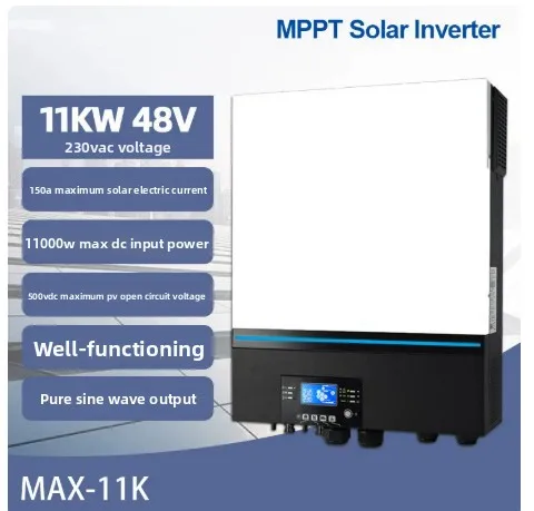 11kW Off Grid Solar Inverter 48V 150A MPPT PV 90-500V Parallel WiFi BMS for Home