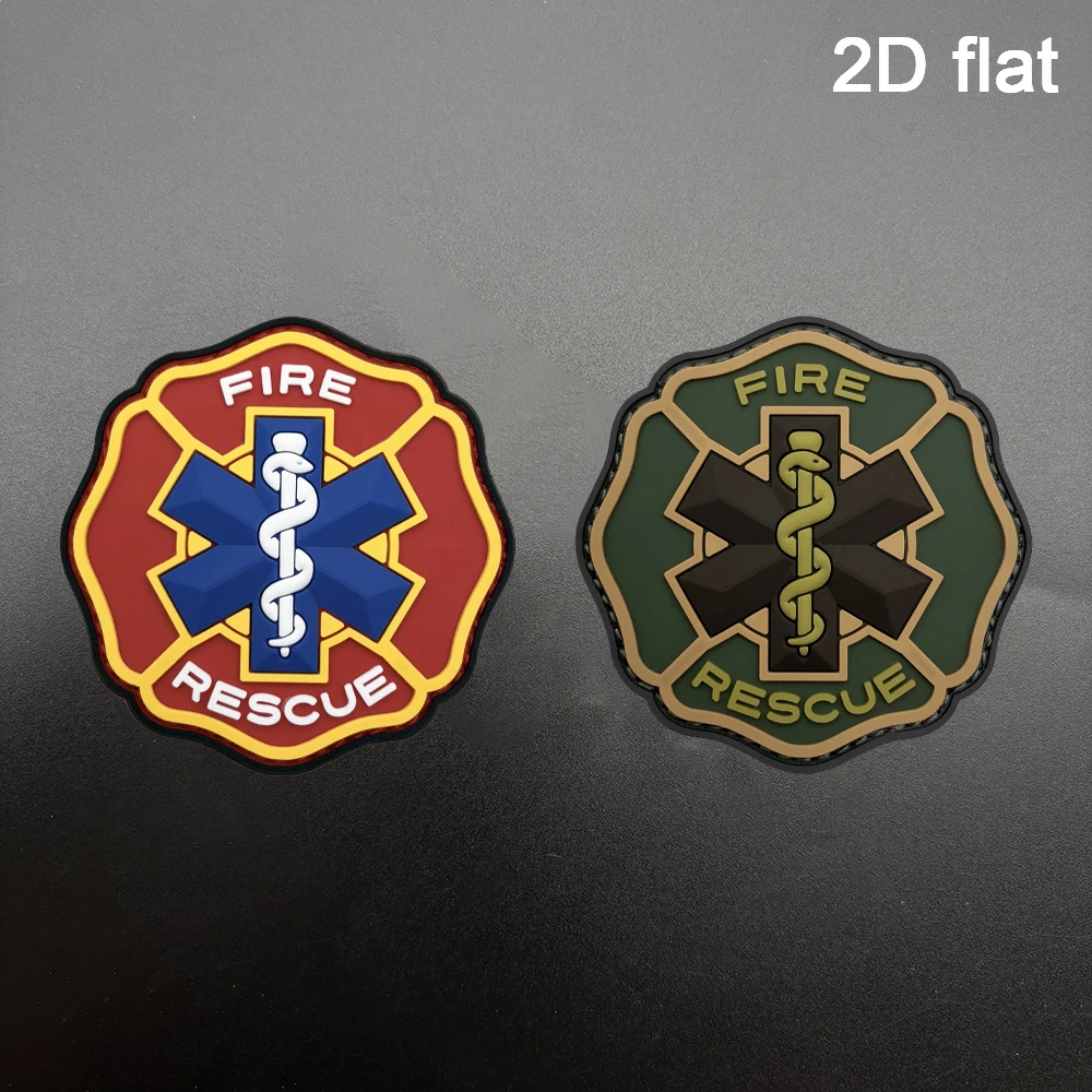 Contrast-color octagonal lace-shaped design with built-in glow-in-the-dark effect, 2D flat PVC material, Velcro patch, 1PC Velcro patch with free black hook-side edge, glued and reinforced for durability, can be repeatedly attached and removed, tactical-style clothing accessory