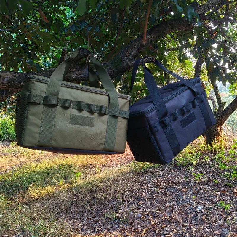 

Outdoor Camouflage Insulation Bag Ice Pack Travel Handbag Camping Bag Picnic Folding Portable Tool, Tactical Storage Bag