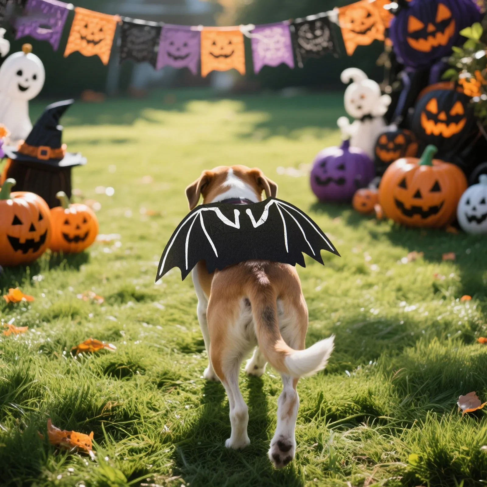 Pet Role Play Costume Dogs Cats Comfy Bat Wings Costumes Hal