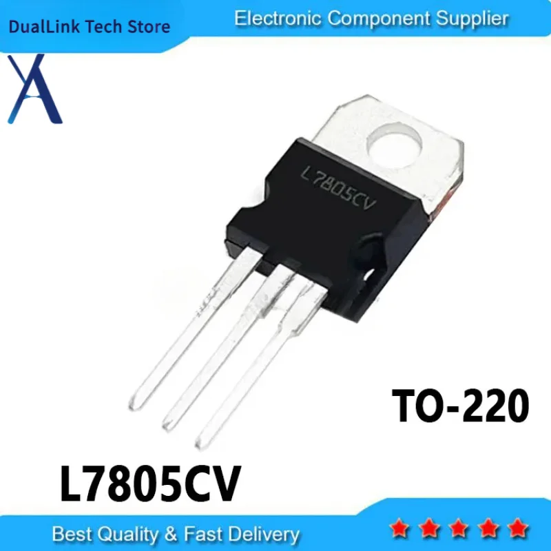 

100PCS New and Original 7805 L7805 L7805CV TO-220