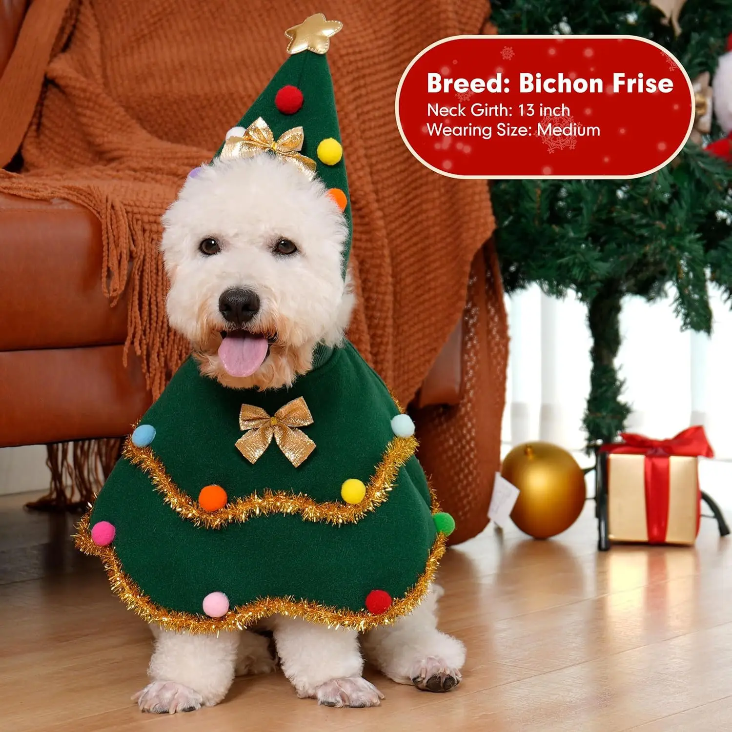 

Dog Christmas Costume Puppy Christmas Cloak Costume Cute Cat Cat Costume Christmas Cosplay Party