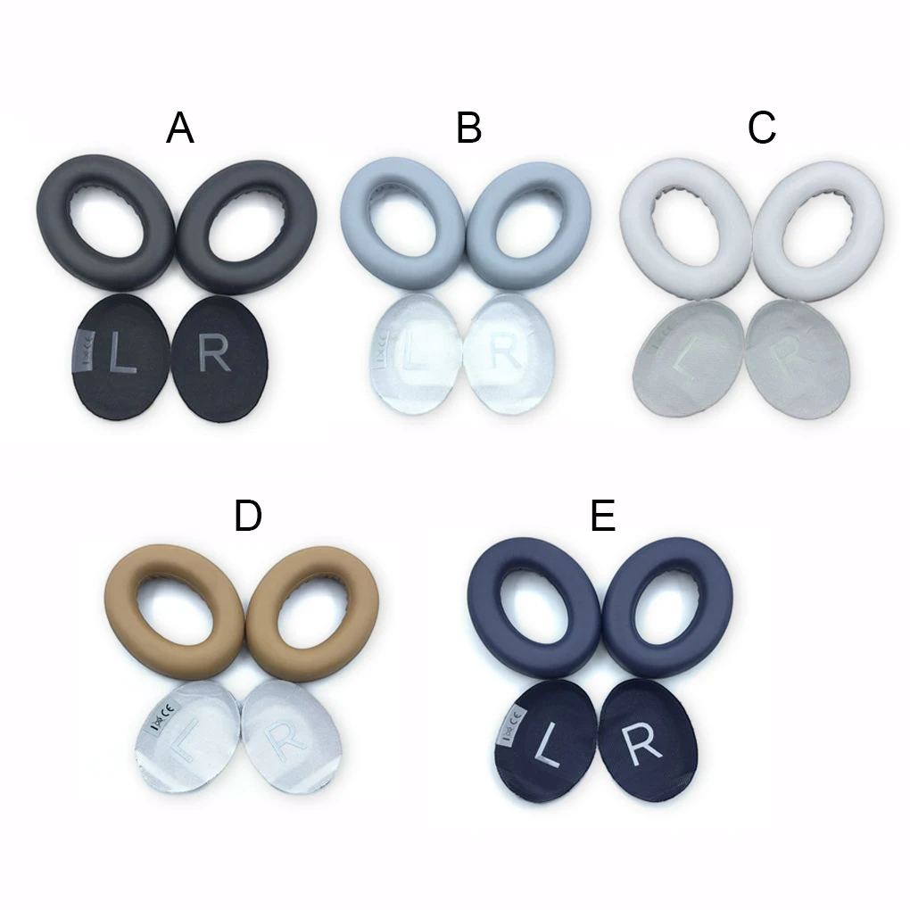 1 par de almohadillas para auriculares, accesorios para manguitos, piezas de repuesto, color caqui