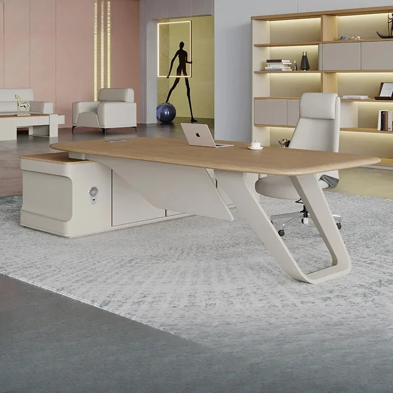 Modern Minimalist Executive Desk Large Office Table for Manager President  Design Computer Workstation Home Office