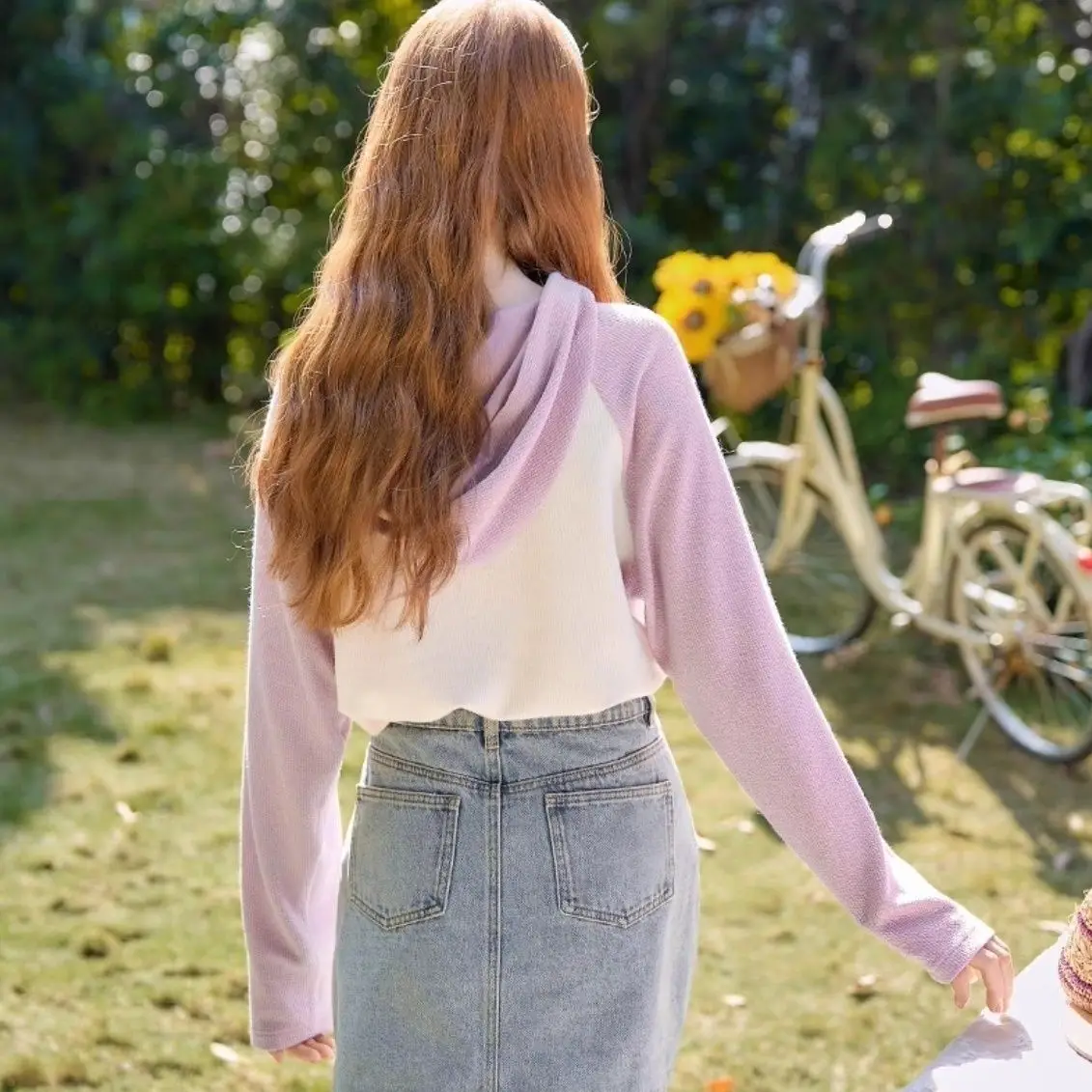 الرمز البريدي مقنعين هوديس المرأة أنيق أسود رمادي لوح التزلج جيب هندسية نسيج متماسكة طفيف تمتد منتظم الصوف مبطن خمر