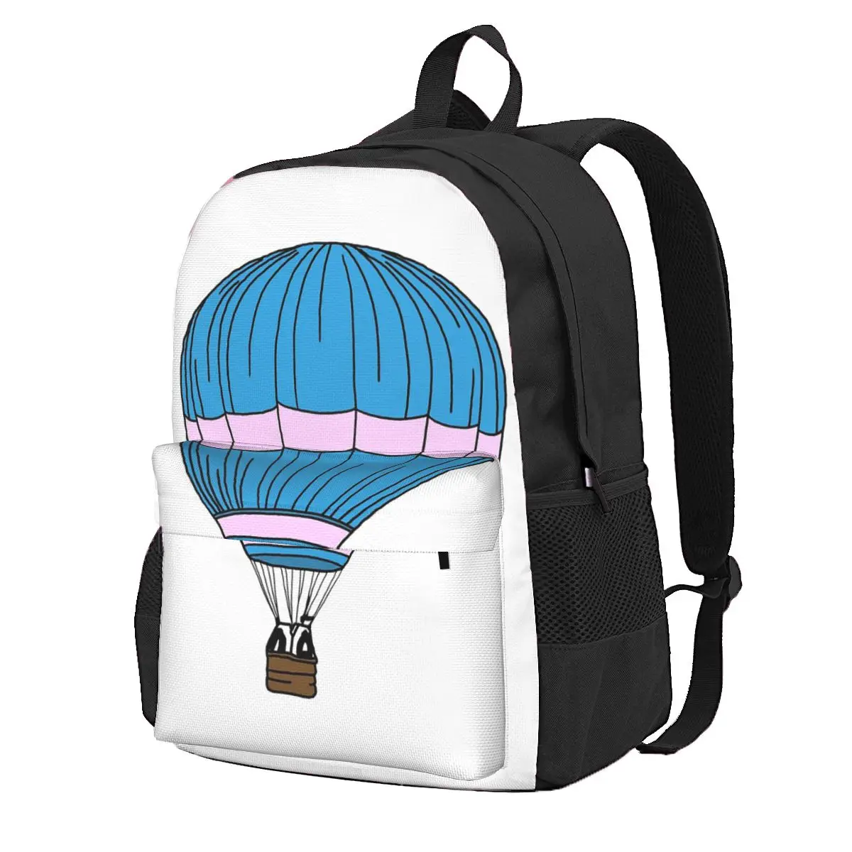

Hot Air Balloon Student Backpack School Bag Hiking Travel Daypack for Men Women Fashion Bookbag Shoulder Bags
