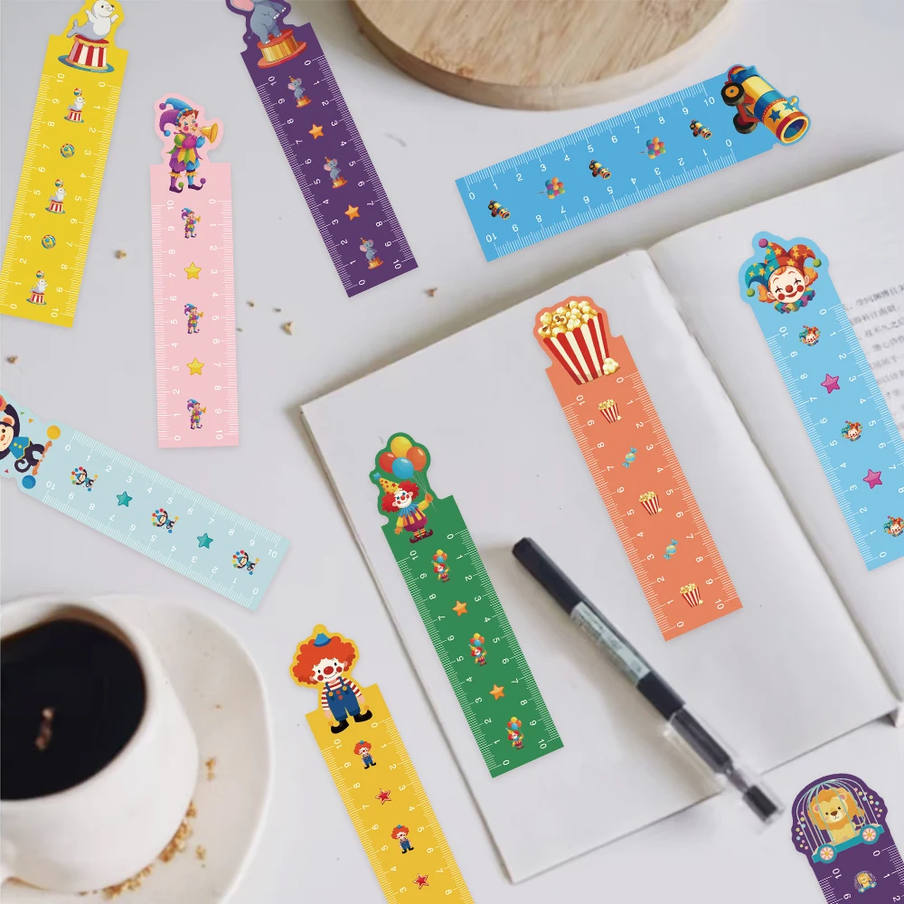 30PCS Circus Bookmarks, Student Supplies, Creative Reading Bookmarks, Artistic Handbooks, Decorative Bookmarks