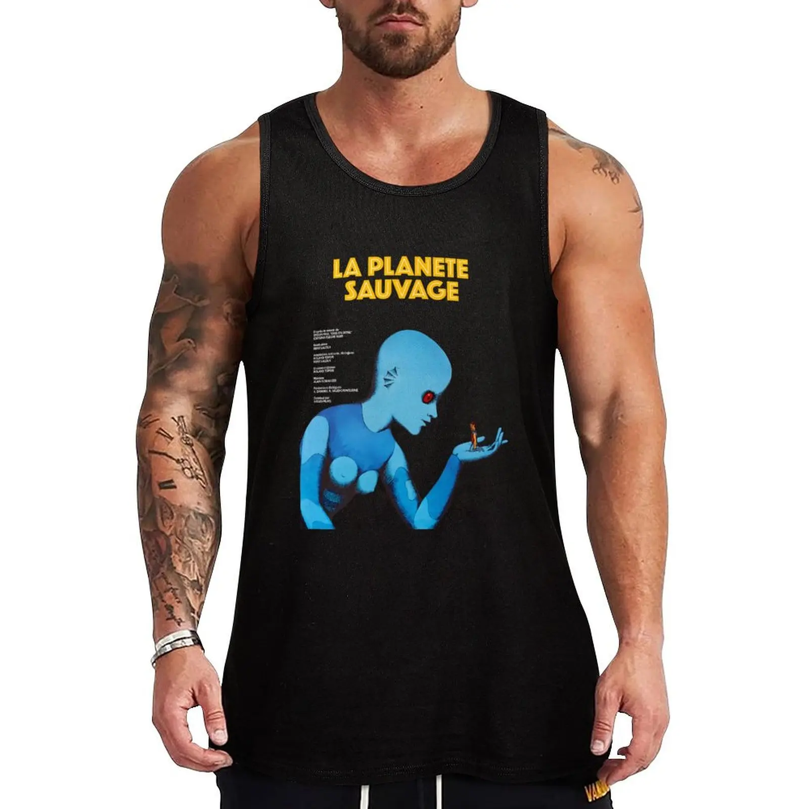 Fantastic Planet - The Wild Planet Tank Top Heavy Duty Tank Top Work Outdoor Sleeveless Shirt
