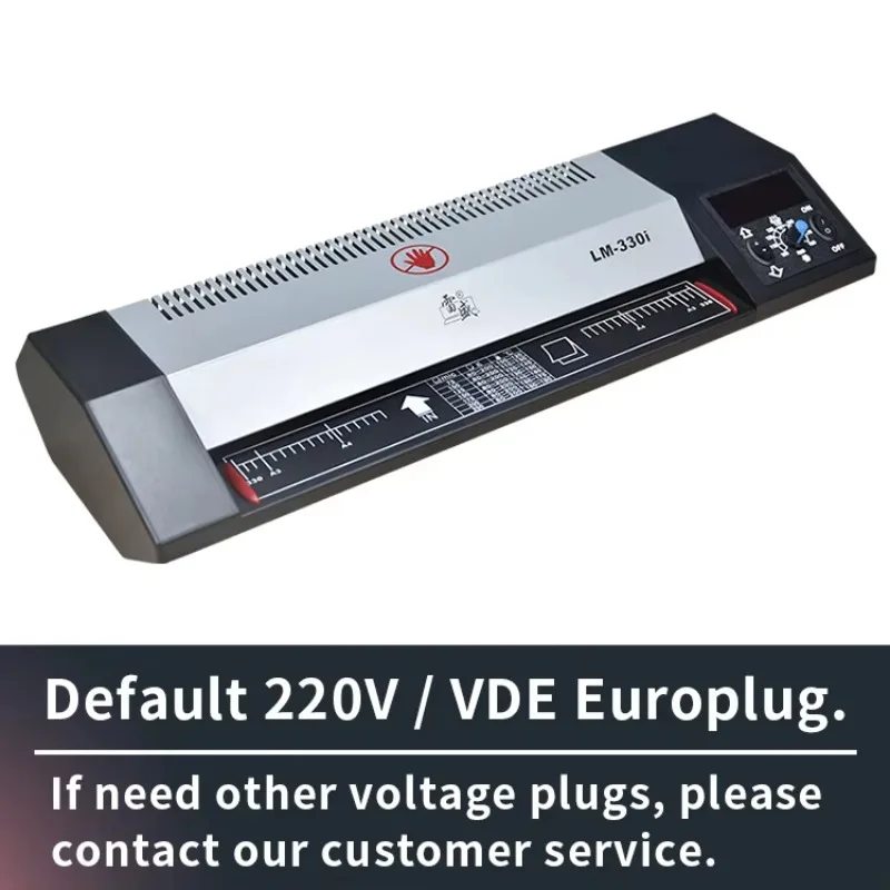 مصنع LM-330i A3 A4 A5 آلة تغليف الصور لملصق القائمة الورقية ورسم بطاقة الصور يدعم حجم A6