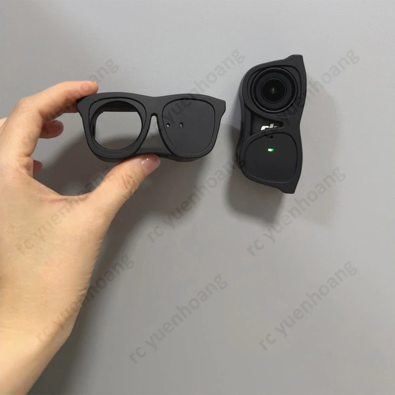 1PCS For DJI Osmo Nano Action Camera Creative Sunglasses-Style Silicone Soft Protective Case All-Around Soft Rubber Coverage