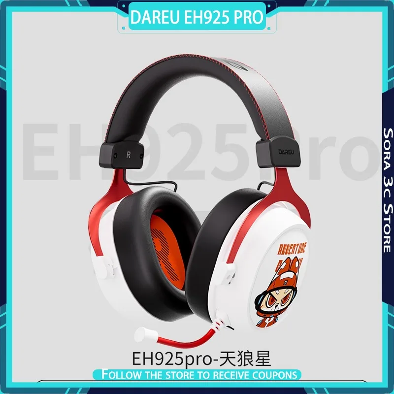 

DAREU EH925 Pro Wireless Earphones Noise Cancelling Microphone Magnetic Charging Interface Low Latency Gaming Headphones Gamer
