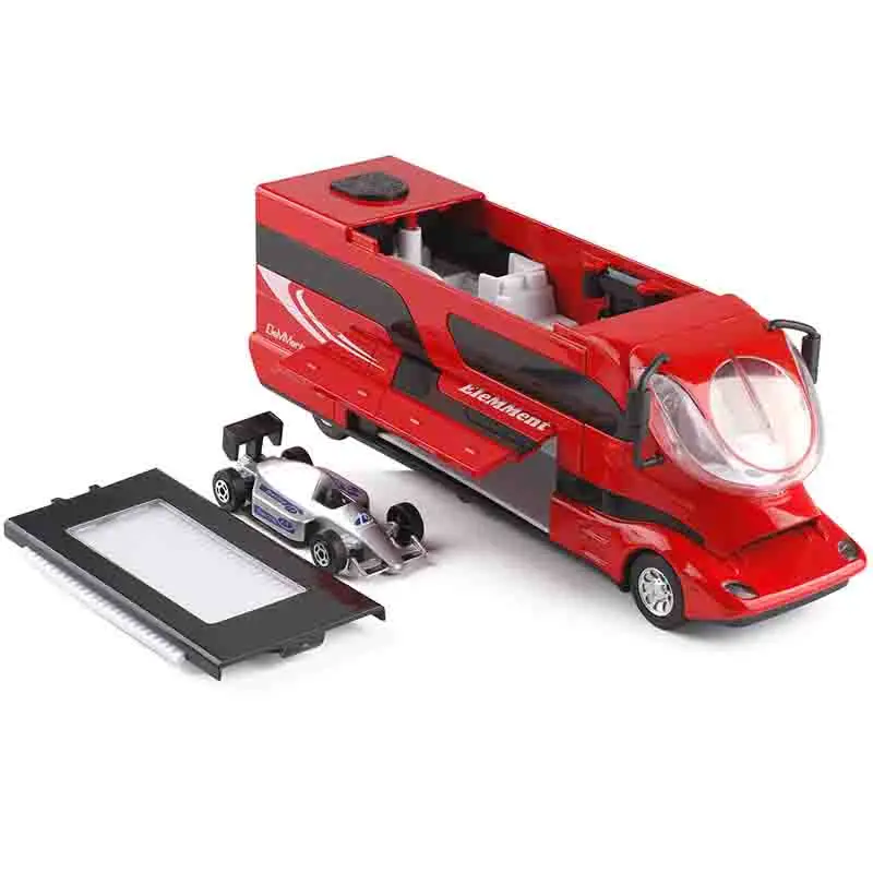 Wohnmobil-Freizeitfahrzeug-Modellspielzeug aus Metall, Camper-Van, Reisemobil, Touring-Auto, Luxus-Modell mit Ton und Licht, Geschenk für Kinder – Detail 5