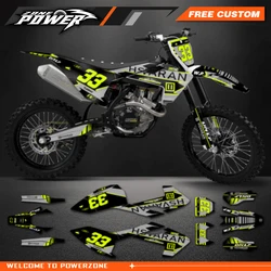 Powerzone Motorcycle Graphics Decals Sticker Kit DECO for Husqvarna TE FE 150 200 250 300 350 400 450 2017 2018 2019 TC FC 16-18