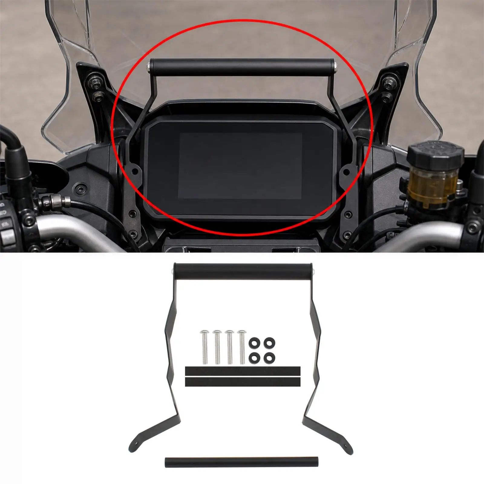 Navigation Stand Support Bar Sturdy Navigation Holder for Honda Nt1100 2