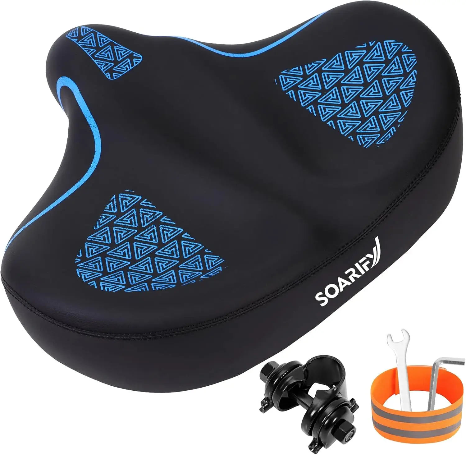 

Комфортное велосипедное сиденье, очень большое водонепроницаемое седло для мужчин и женщин, замена круизера и городского велосипеда