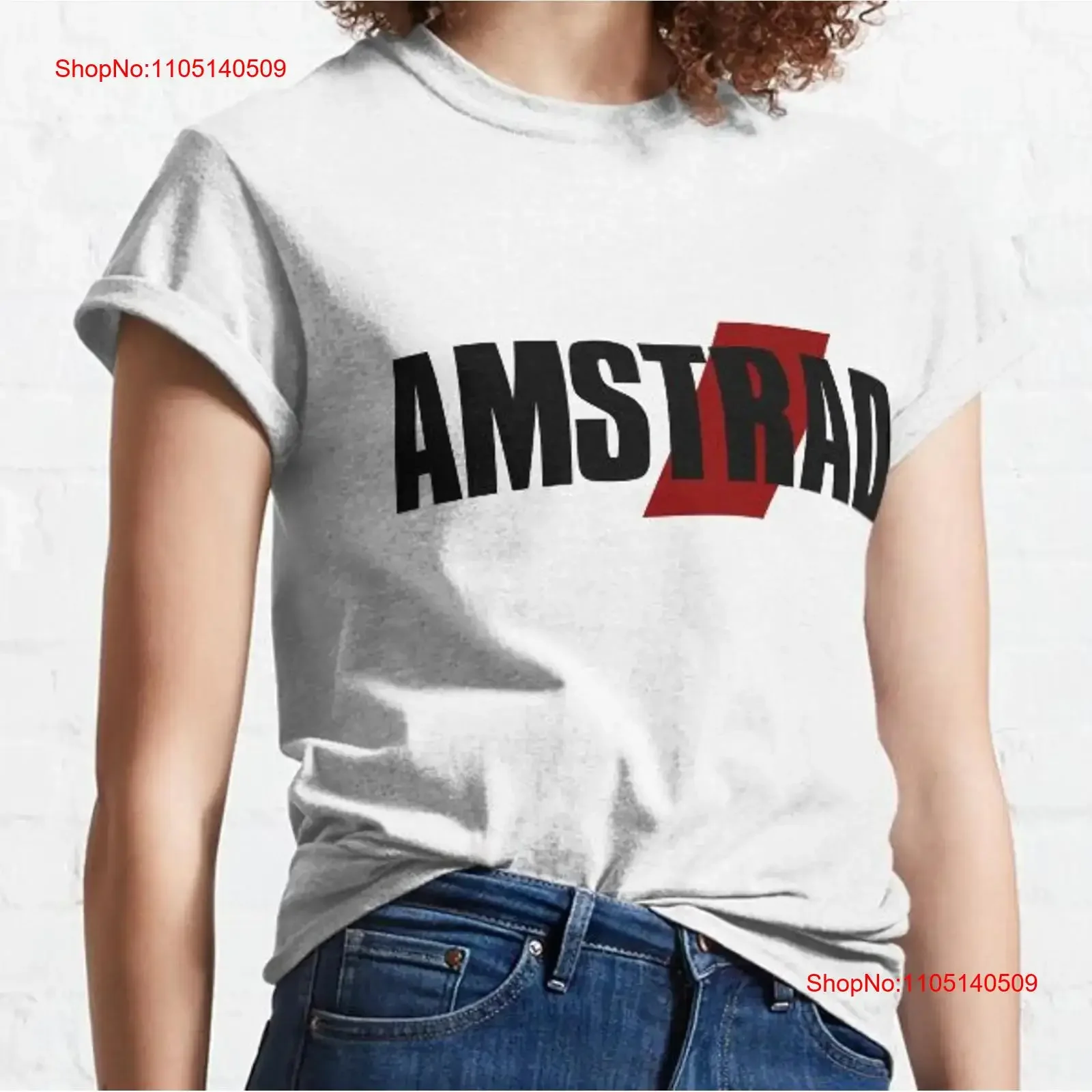 

Old Amstrad logo CPC464 CPC472 CPC664 CPC6128 Classic T Shirt vintage Washed Top For Everyday Wear Soft Stylish Slightly