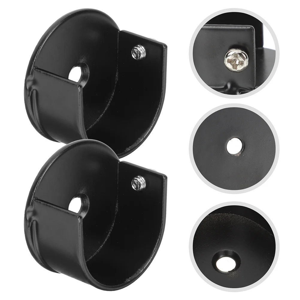 

4Pcs 28mm Stainless Steel Closet Rod Holders Multi Scene Use for Closet Bathroom Balcony Easy Installation